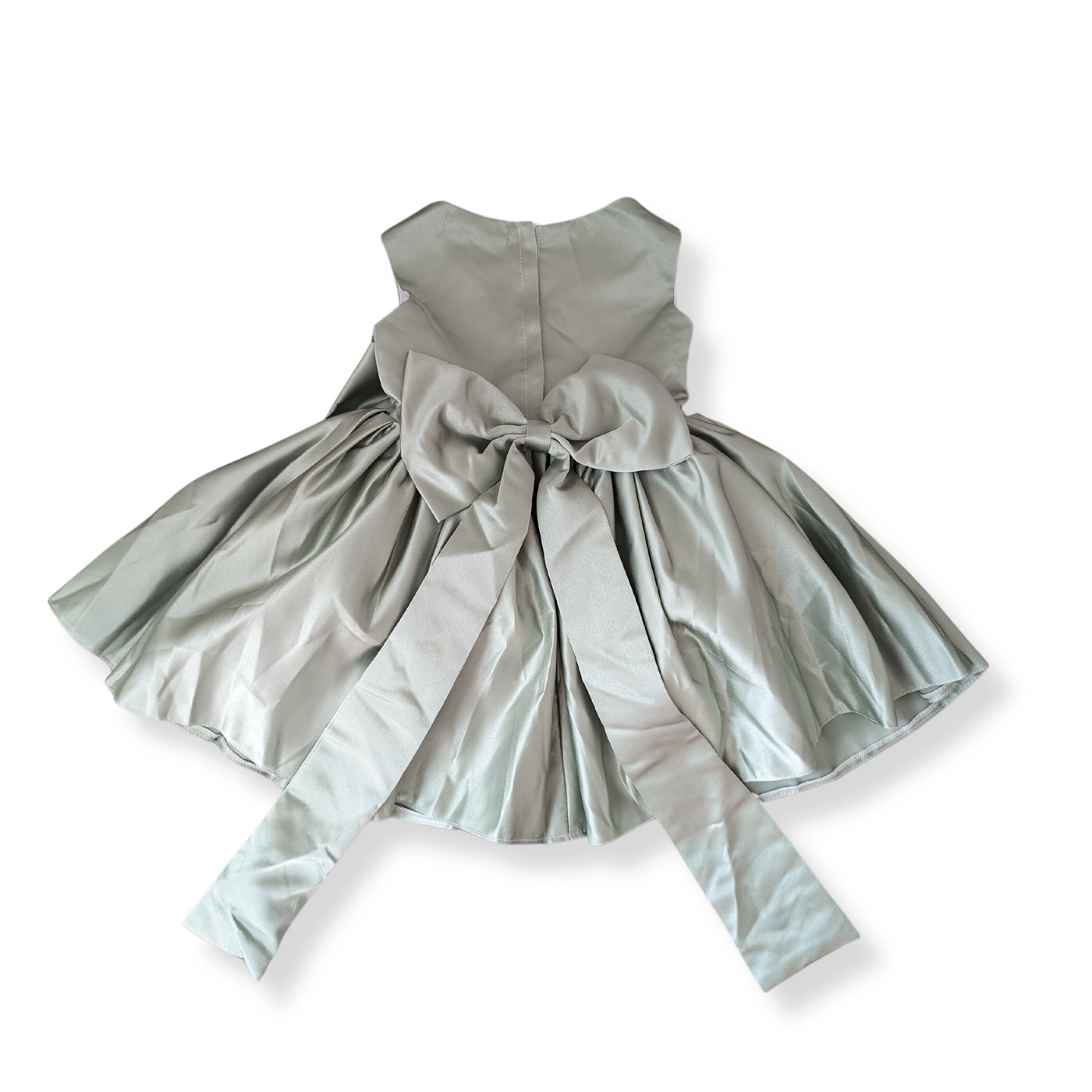 Pistachio Green Bow Special Occasion Dress for Toddler & Little Girls